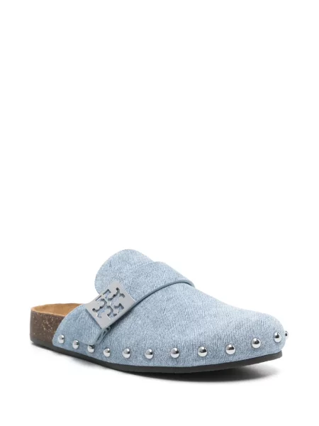 Papuci tip mules Tory Burch albastru