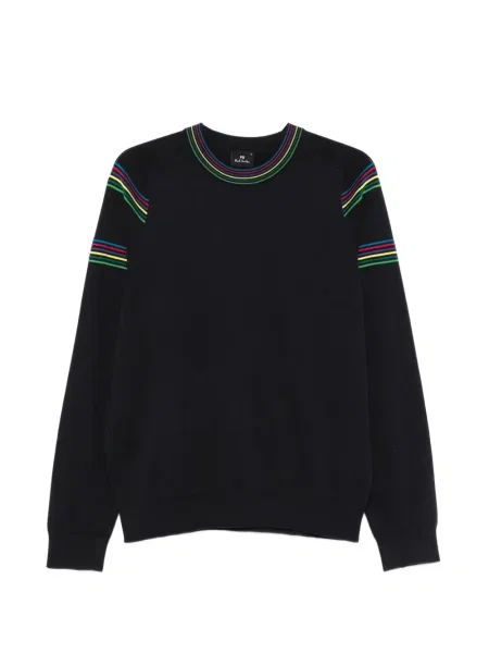 Pulover Ps Paul Smith cu dungi negru