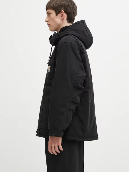 Παλτό Carhartt Wip μαύρο