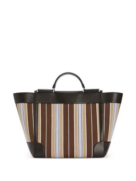 Geantă Dolce & Gabbana din jacard maro