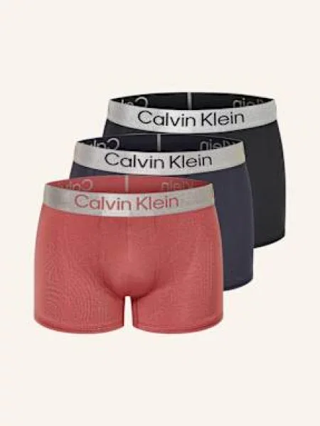 Calvin Klein Boxerky Micro Stretch 3 Kusy V Balení černá/ tmavě modrá/ růžová černé