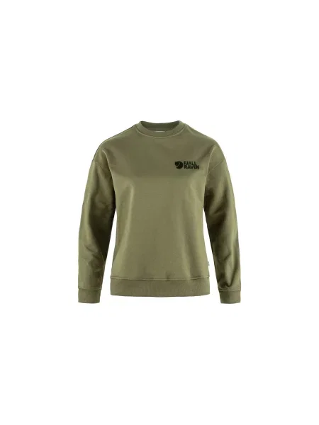 Sweter Fjällräven z kapturem klasyczny zielony