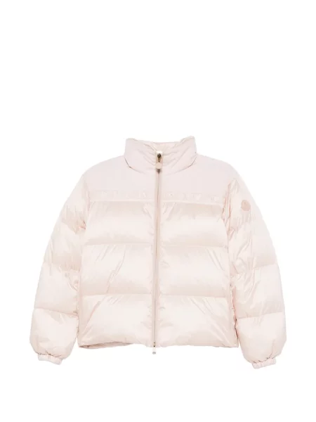 Scurt geacă cu puf Moncler roz