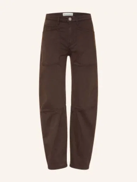 Opus Pants Barrel Džíny Lisana affogato