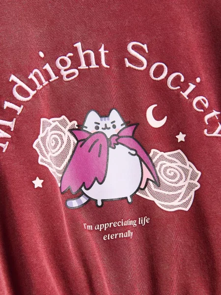 Reserved Світшот Pusheen червоний