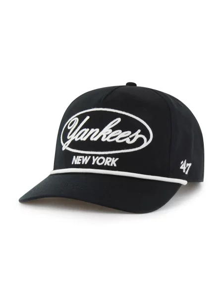 Шапка с козирка 47 brand MLB New York Yankees черно
