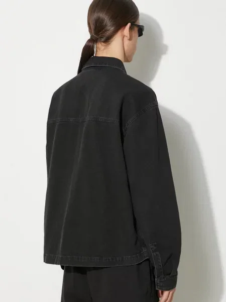 Классическая ошейниковый рубашка Ambush черная