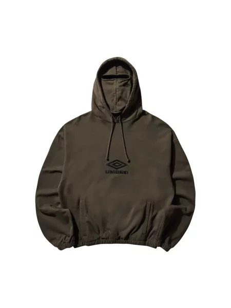 Bluza z kapturem Umbro z logo zielona