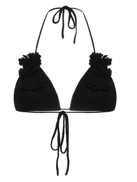 Bikini Self-portrait tricotate negru