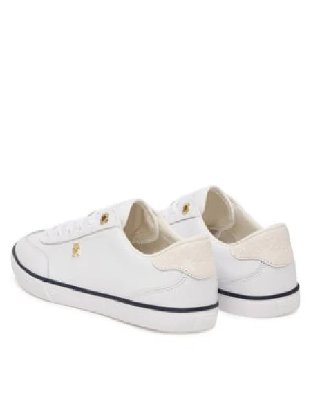 Tommy Hilfiger TH CHIC LOW PROFILE VULC tenisky dámske kožené biela