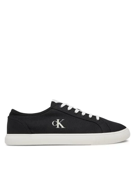Calvin Klein Jeans Tenisice Ess Vulc Low Mg Canvas crna