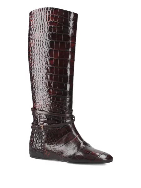 Botine Premiata cu cataramă maro