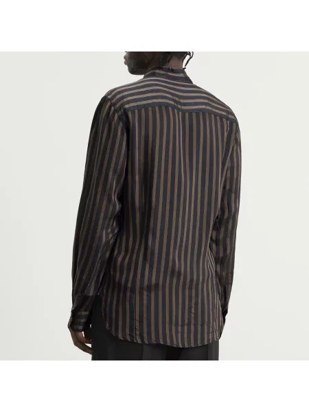 Koszula Dries Van Noten granatowa