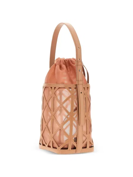 Torbica bucket Emporio Armani narančasta