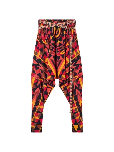 Pantaloni Pucci cu imagine negru