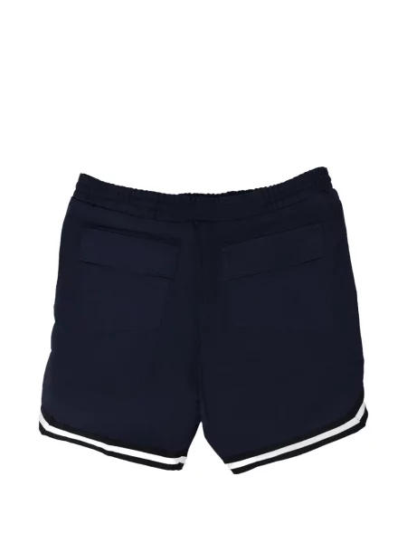 Csíkos twill rövidnadrág Rhude kék