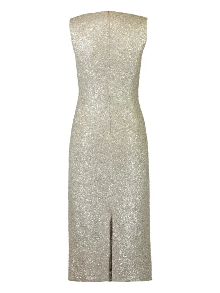 Curea Michael Kors Collection cu paiete de costum plisată negru