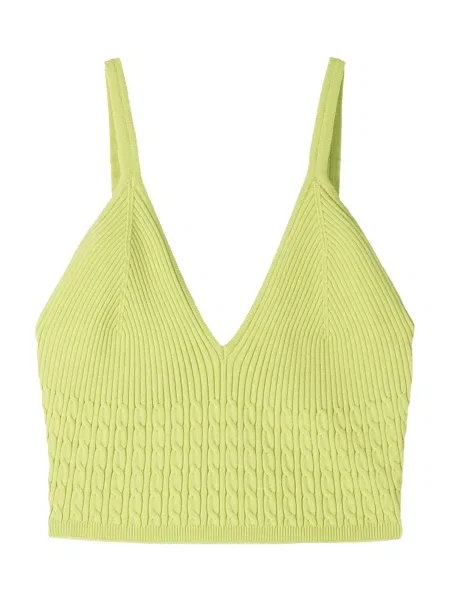 Top Bershka verde