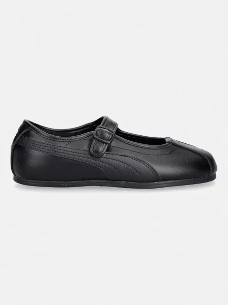 Puma balerini din piele Tacklette L negru