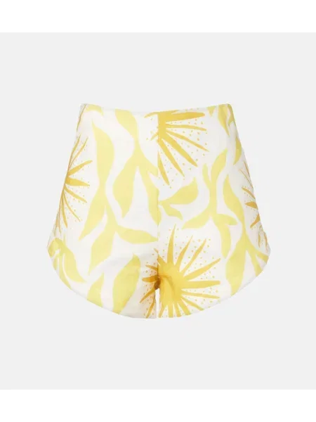 Pantaloni scurți Cala De La Cruz de in cu imagine galben