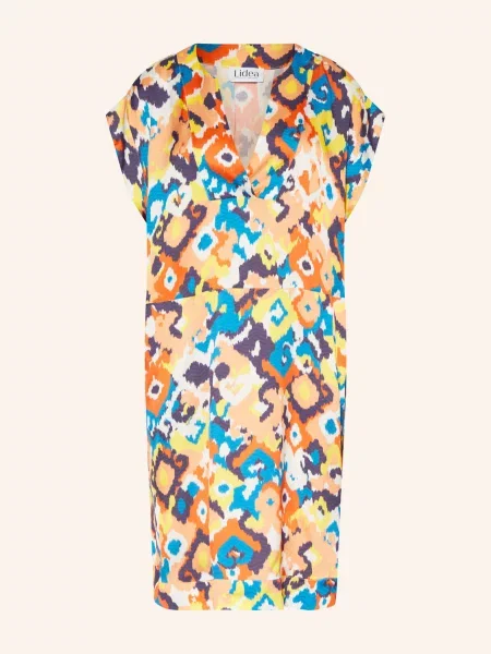 Lidea Sukienka Plażowa Heartbeat orange biała