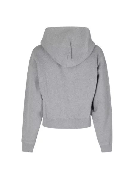 Bluza z kapturem Sporty And Rich z kapturem z logo szara