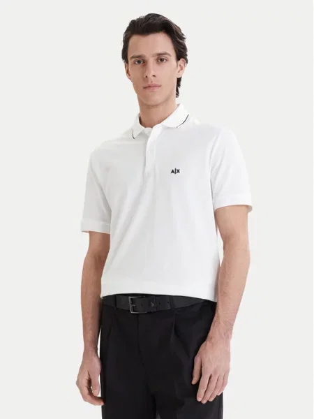 Armani Exchange Поло білий