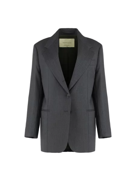 Marynarka Weekend Max Mara wełniana szara