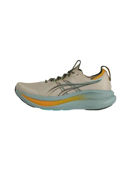 ASICS Běžecká obuv GEL-NIMBUS 28 TR tmavě / tyrkysová / antracitová / oranžová béžová