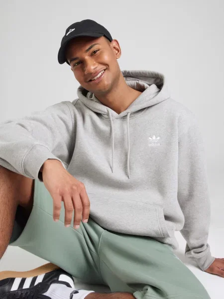 ADIDAS ORIGINALS Mikina ESS svetlosivá
