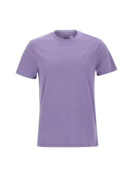 Koszulka polo Polo Ralph Lauren z dżerseju fioletowa