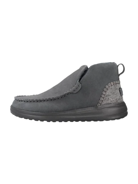 Pantofi Heydude din piele de căprioară gri