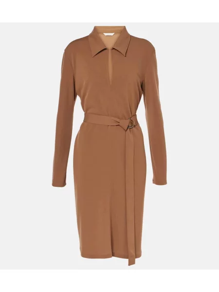 Rochie Max Mara din jerseu maro