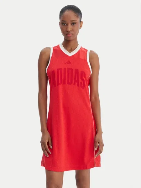 ADIDAS SPORTSWEAR Športové šaty STA SEAS / svetločervená / biela červená