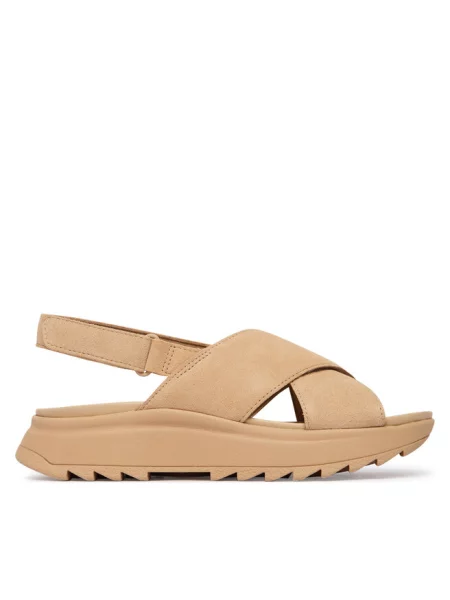 Sandały Clarks beżowe
