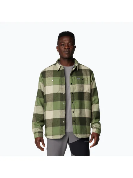 Columbia Windward II férfi ing canteen multi windowpane check. Méret: XL zöld