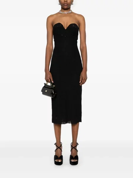 Rochie Dolce & Gabbana din dantelă de costum negru