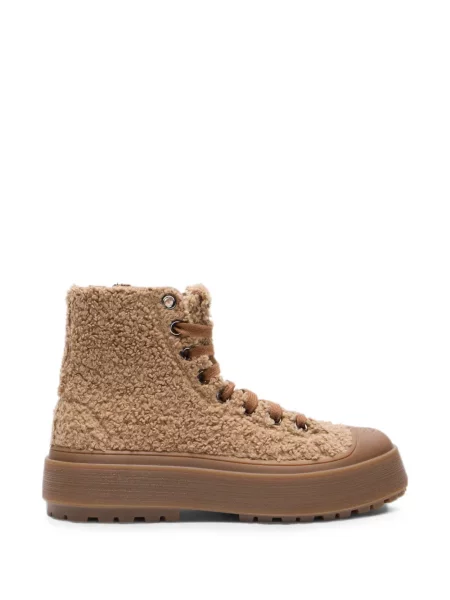 Sneakerși Casadei cu blană