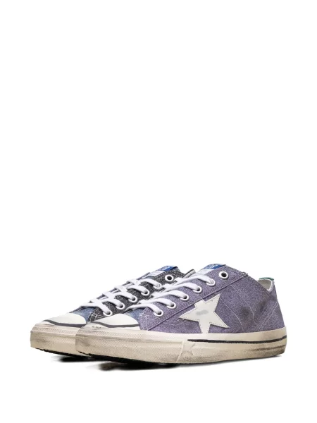 Sneakerși Golden Goose V-Star violet