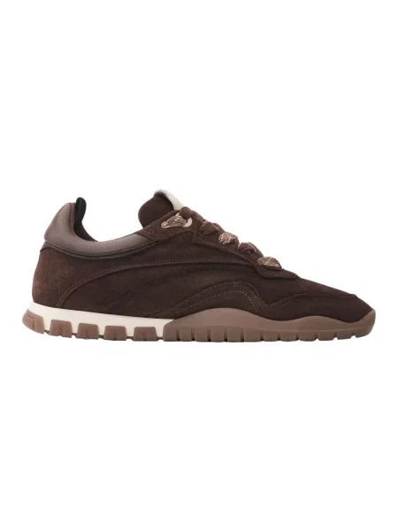 Sneakersy Via Vai skórzane brązowe