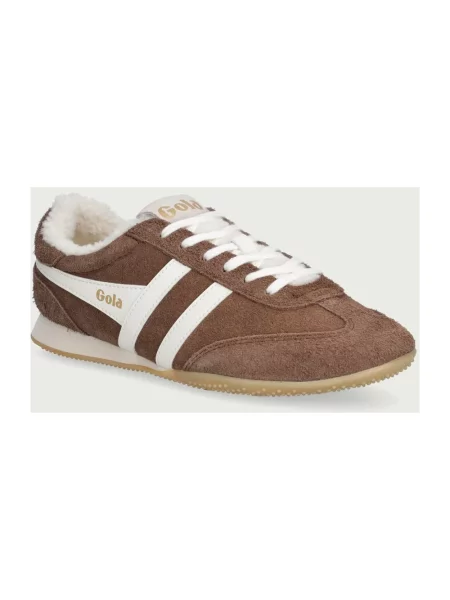 Sneakersy Gola skórzane brązowe