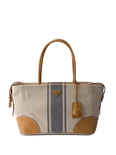 Kožna shopper torbica Prada