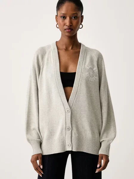 Armani Exchange cardigan pentru femei din gri