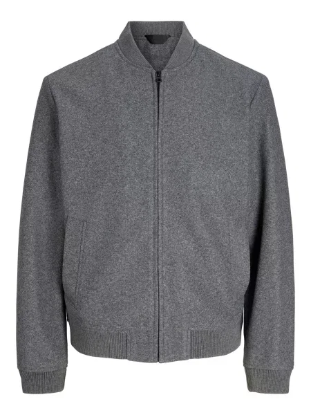 JACK & JONES Geacă de primăvară-toamnă JJEJames amestecat gri