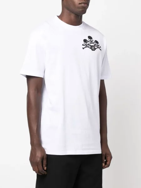 Tričko Philipp Plein s potiskem bílé