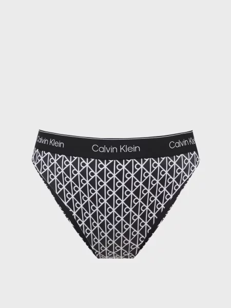 Труси Calvin Klein з принтом чорні
