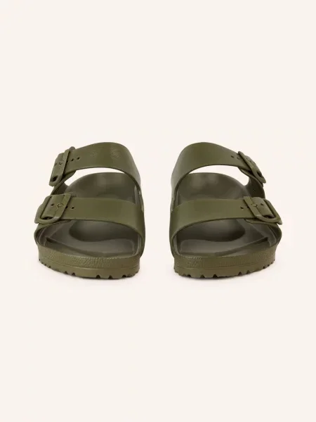 Klapki Birkenstock na ramiączkach zielone