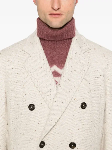 Palton Eleventy cu model herringbone
