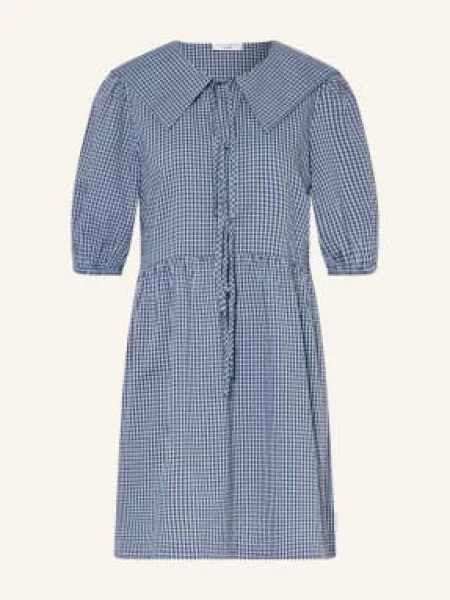 Marc O'polo Denim Šaty tmavě / tmavě hnědá modrá