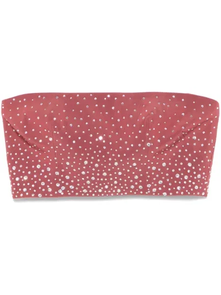 Top Alex Perry z kryształkami brązowy